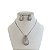Conjunto Folheado Ouro 18k e Prata 925 Gota Cravejada - Imagem 2