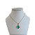 Colar Folheado Ouro 18k Trevo Cristal - Imagem 6