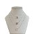 Colar Folheada Ouro 18k e Prata 925 Letra Inicial - Imagem 2