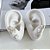 Trio Brincos Folheado Ouro 18k Trevo - Imagem 4