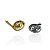 Berloque Charm Folheado Ouro 18k e Prata 925 Mandala Cravejada - Imagem 2