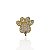 Berloque Charm Folheado Ouro 18k e Prata 925 Patinha Pet Cravejado - Imagem 3