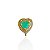 Berloque Charm Folheado Ouro 18k e Prata 925 Coração Cristal Cravejado - Imagem 5
