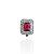 Berloque Charm Folheado Ouro 18k e Prata 925 Quadrado Cristal Cravejado - Imagem 6