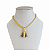 Colar Folheado Ouro 18k e Prata 925 Correntaria Nossa Senhora Cravejada - Imagem 4