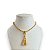 Colar Folheado Ouro 18k e Prata 925 Correntaria Nossa Senhora Cravejada - Imagem 2