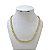 Colar Folheado Ouro 18k e Prata 925 Riviera Cravejada - Imagem 6