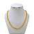 Colar Folheado Ouro 18k e Prata 925 Riviera Cravejada - Imagem 4