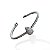 Bracelete Folheado Ouro 18k e Prata 925 Espiral Gota Cravejada - Imagem 3