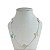 Colar Folheado Prata 925 5 Trevos - Imagem 3