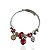 Bracelete Bijuteria Prata Espiral Coração Strass Inspired Pandora - Imagem 5