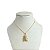 Colar Folheado Ouro 18k e Prata 925 Inspired Urso Cravejado - Imagem 1