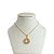 Colar Folheado Ouro 18k Mandala Cravejada - Imagem 1