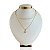 Choker Dupla Folheado Ouro 18k e Prata 925 Aro Ponto de Luz - Imagem 1