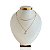 Choker Dupla Folheado Ouro 18k e Prata 925 Aro Ponto de Luz - Imagem 3
