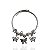 Bracelete Bijuteria Prata Espiral Pingentes Inspired Pandora - Imagem 2