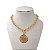 Colar Folheado Ouro 18k Correntaria São Bento - Imagem 1