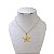 Colar Folheado Ouro 18k Sereismo Estrela - Imagem 1