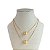 Colar Duplo Folheado Ouro 18k e Prata 925 Bolinhas - Imagem 4