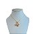 Colar Folheado Ouro 18k e Prata 925 Borboleta Cravejada - Imagem 1