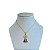 Colar Folheado Ouro 18k Nossa Senhora Cravejada - Imagem 1