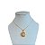 Colar Folheado Ouro 18k Flor Cravejada - Imagem 1