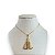Colar Folheado Ouro 18k e Prata 925 Nossa Senhora Cravejada - Imagem 3
