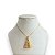 Colar Folheado Ouro 18k e Prata 925 Nossa Senhora Cravejada - Imagem 1