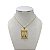 Colar Folheado Ouro 18k e Prata 925 Nossa Senhora Cravejada - Imagem 1