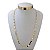 Colar Longo Folheado Ouro 18k Redondo - Imagem 1