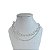 Choker Dupla Folheada Ouro 18k e Prata 925 Riviera Elos Corações - Imagem 2