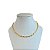 Choker Folheada Ouro 18k e Prata 925 Ondulada - Imagem 1