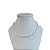 Choker Folheada Ouro 18k e Prata 925 Ondulada - Imagem 2