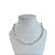 Choker Folheada Ouro 18k e Prata 925 Lacraia Trançada - Imagem 2