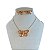 Conjunto Folheado Ouro 18k e Prata 925 Borboleta Cravejada - Imagem 5