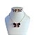 Conjunto Folheado Ouro 18k e Prata 925 Borboleta Cravejada - Imagem 6