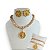 Conjunto Bijuteria Cristais Flor - Imagem 8