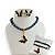Conjunto Bijuteria Cristais Borboleta - Imagem 7