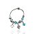 Pulseira Folheada Prata 925 Inspired Pandora Coração Strass Resinada - Imagem 3