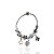 Pulseira Folheada Prata 925 Inspired Pandora Coração Strass Resinada - Imagem 6