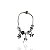 Pulseira Folheada Prata 925 Inspired Pandora Flor Resinada - Imagem 5