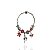 Pulseira Folheada Prata 925 Inspired Pandora Flor Resinada - Imagem 1