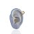 Piercing Aço Inoxidável Dourado e Prata Helix Argola Cravejada - Imagem 2