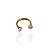Piercing Aço Inoxidável Dourado e Prata Helix Ponto de Luz Cravejado - Imagem 4