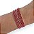Kit 6 Pulseiras Folheada Prata 925 Strass - Imagem 4