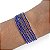 Kit 6 Pulseiras Folheada Prata 925 Strass - Imagem 8