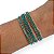 Kit 6 Pulseiras Folheada Prata 925 Strass - Imagem 9