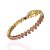 Bracelete Folheado Ouro 18k e Prata 925 Gotas Cravejada - Imagem 7