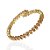 Bracelete Folheado Ouro 18k e Prata 925 Gotas Cravejada - Imagem 8
