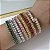 Bracelete Folheado Ouro 18k e Prata 925 Gotas Cravejada - Imagem 2